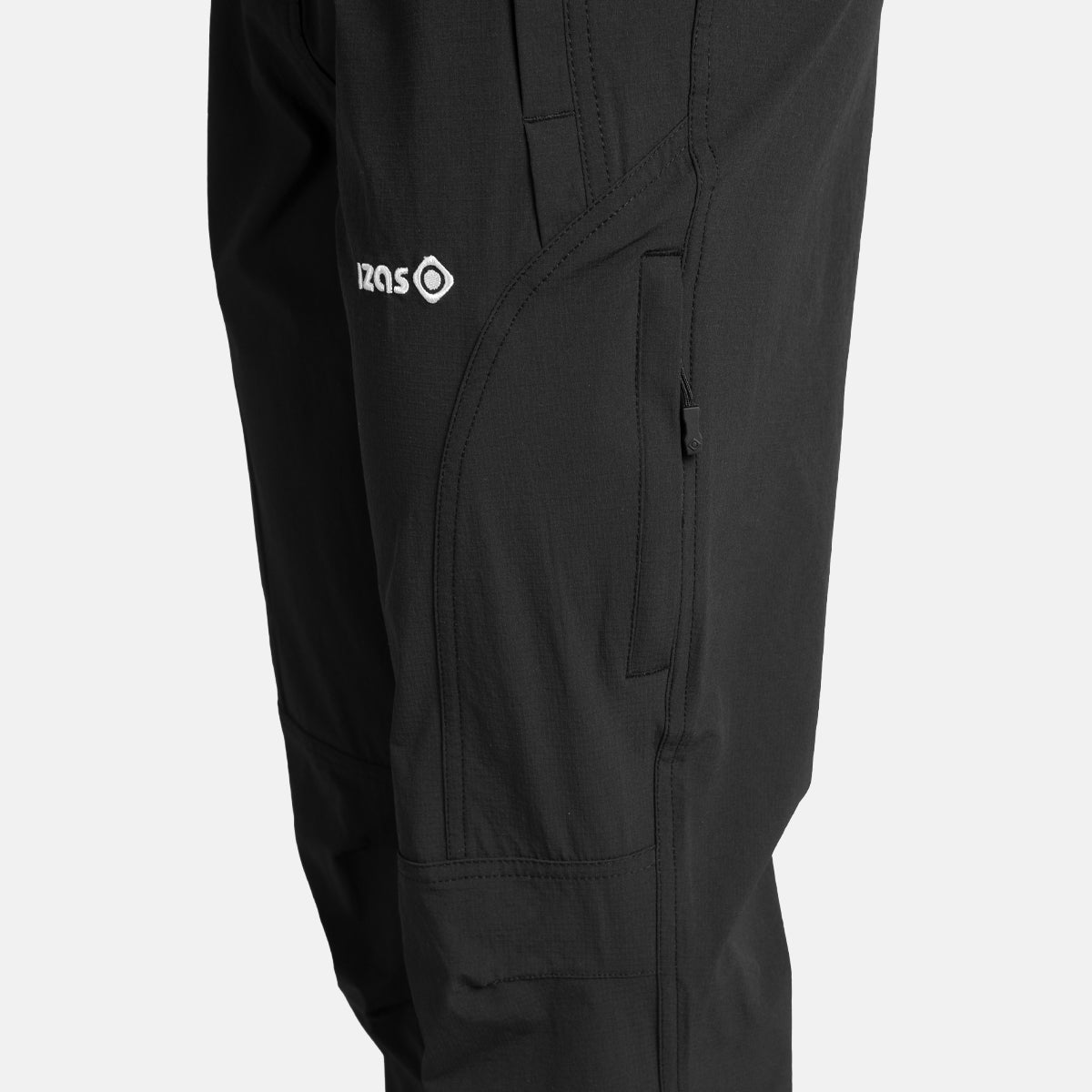 Pantalón Montaña Senderismo Mujer DAVIS W Izas - Negro Negro-3