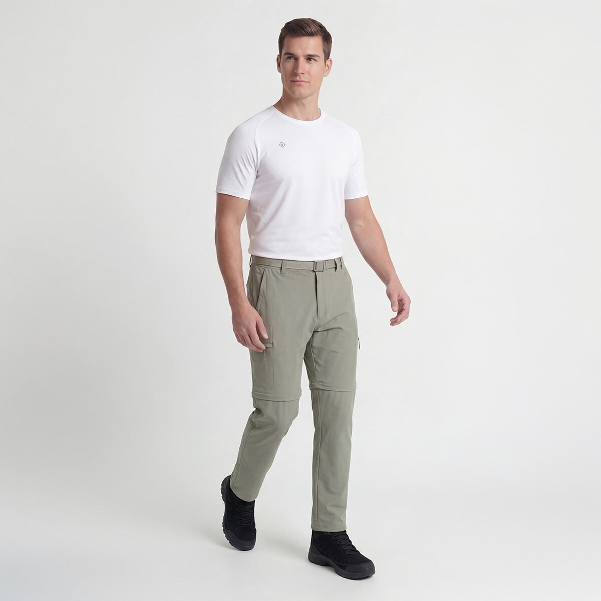 Pantalón Desmontable Hombre AREZZO M DT Izas - Plata Plata-6