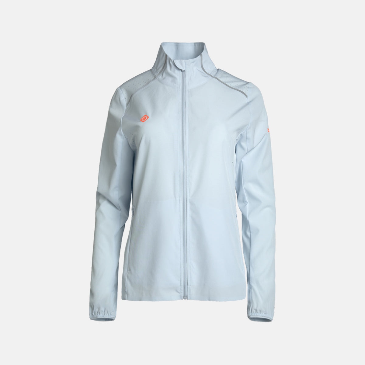 Chaqueta running de mujer Arasal W V2 - Azul claro Azul claro-1