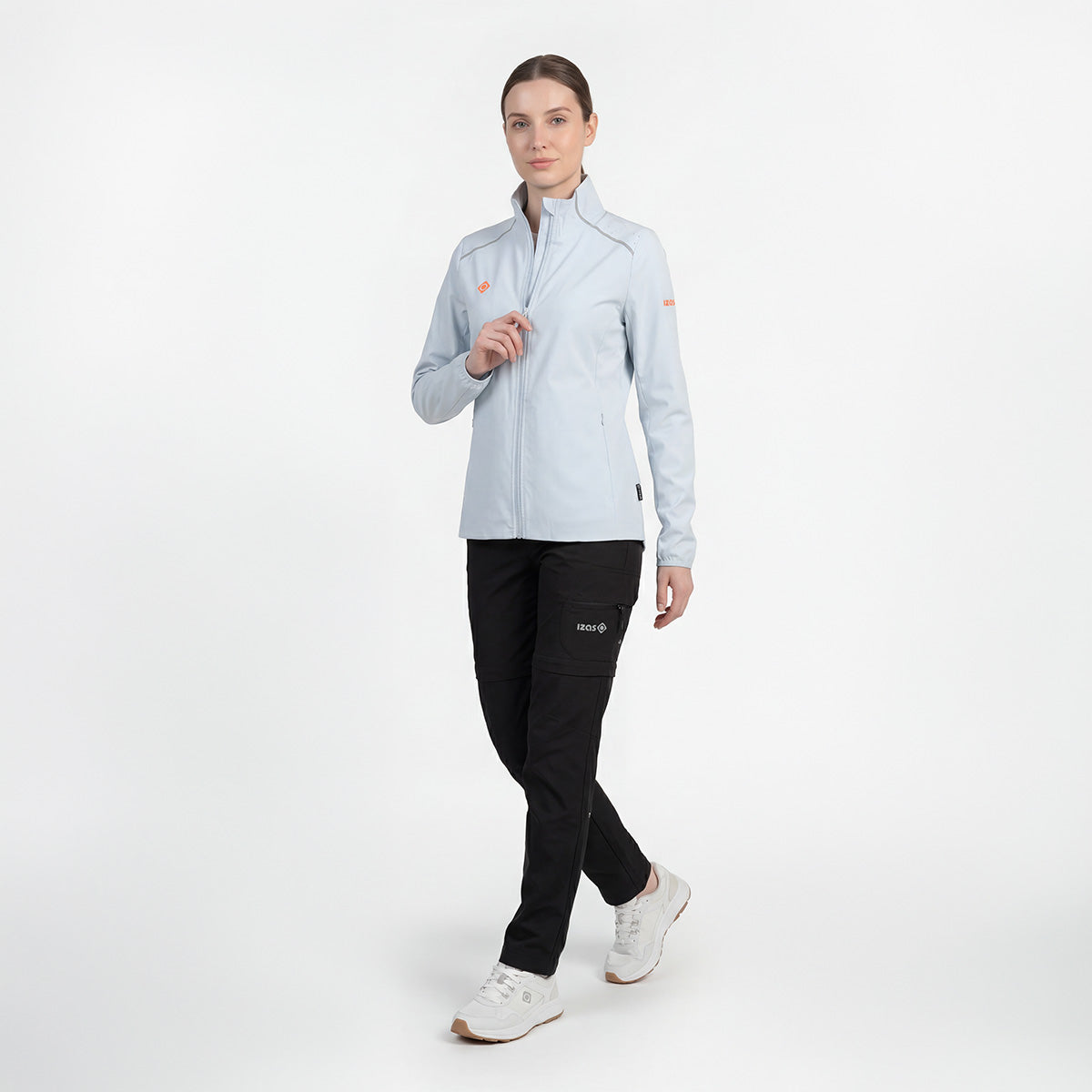 Chaqueta running de mujer Arasal W V2 - Azul claro Azul claro-3
