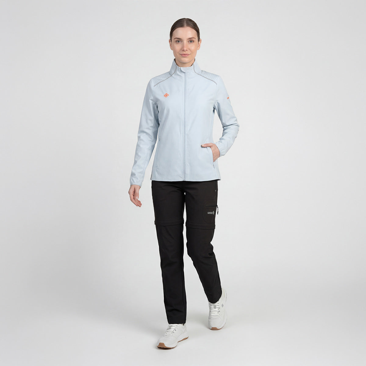 Chaqueta running de mujer Arasal W V2 - Azul claro Azul claro-4