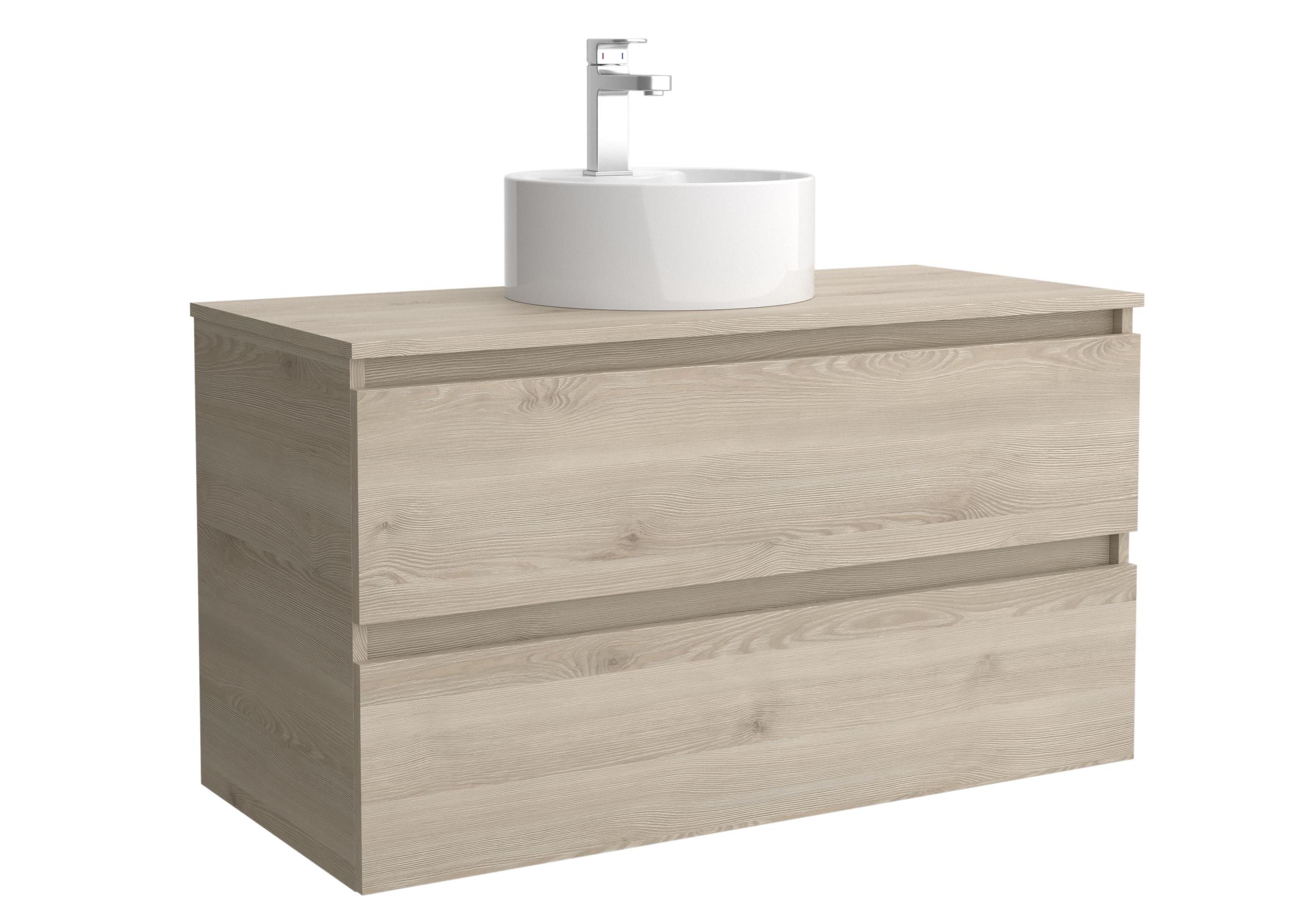Salgar - Mueble de baño con 2 cajones y lavabo sobre encimera de 1 poza Bequia Salgar.