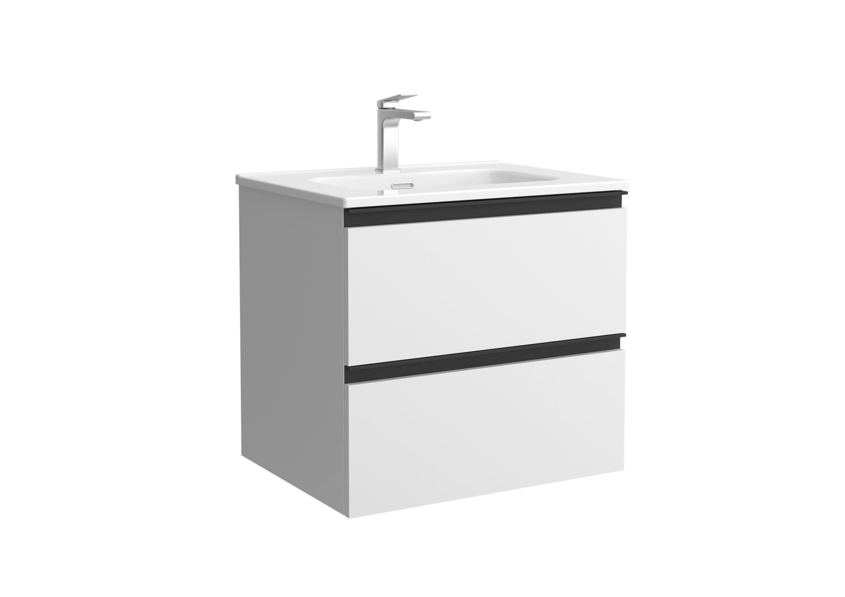 Salgar - Mueble de baño metal con 2 cajones y lavabo de 1 poza Bequia Salgar.