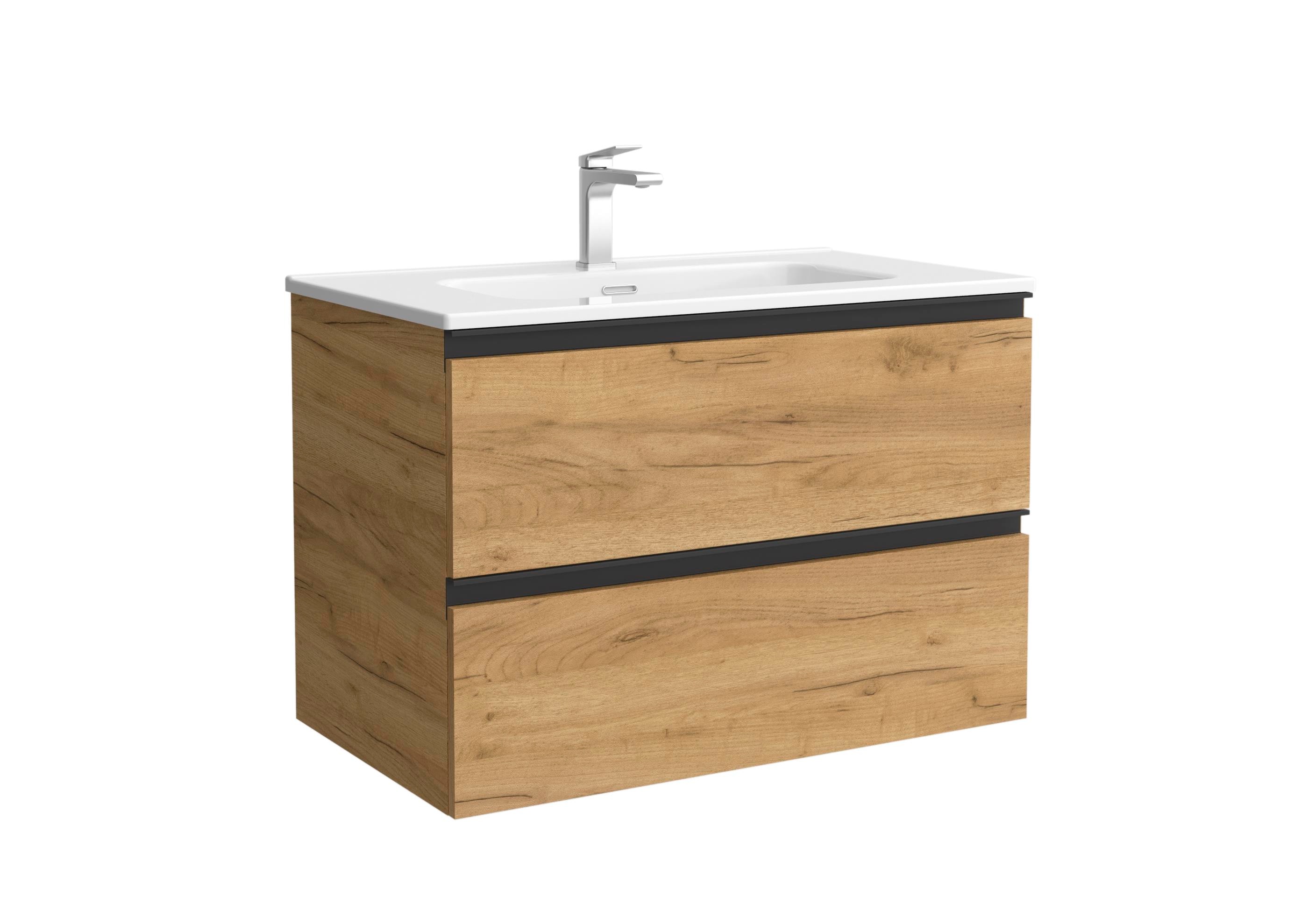 Salgar - Mueble de baño metal con 2 cajones y lavabo de 1 poza Bequia Salgar.