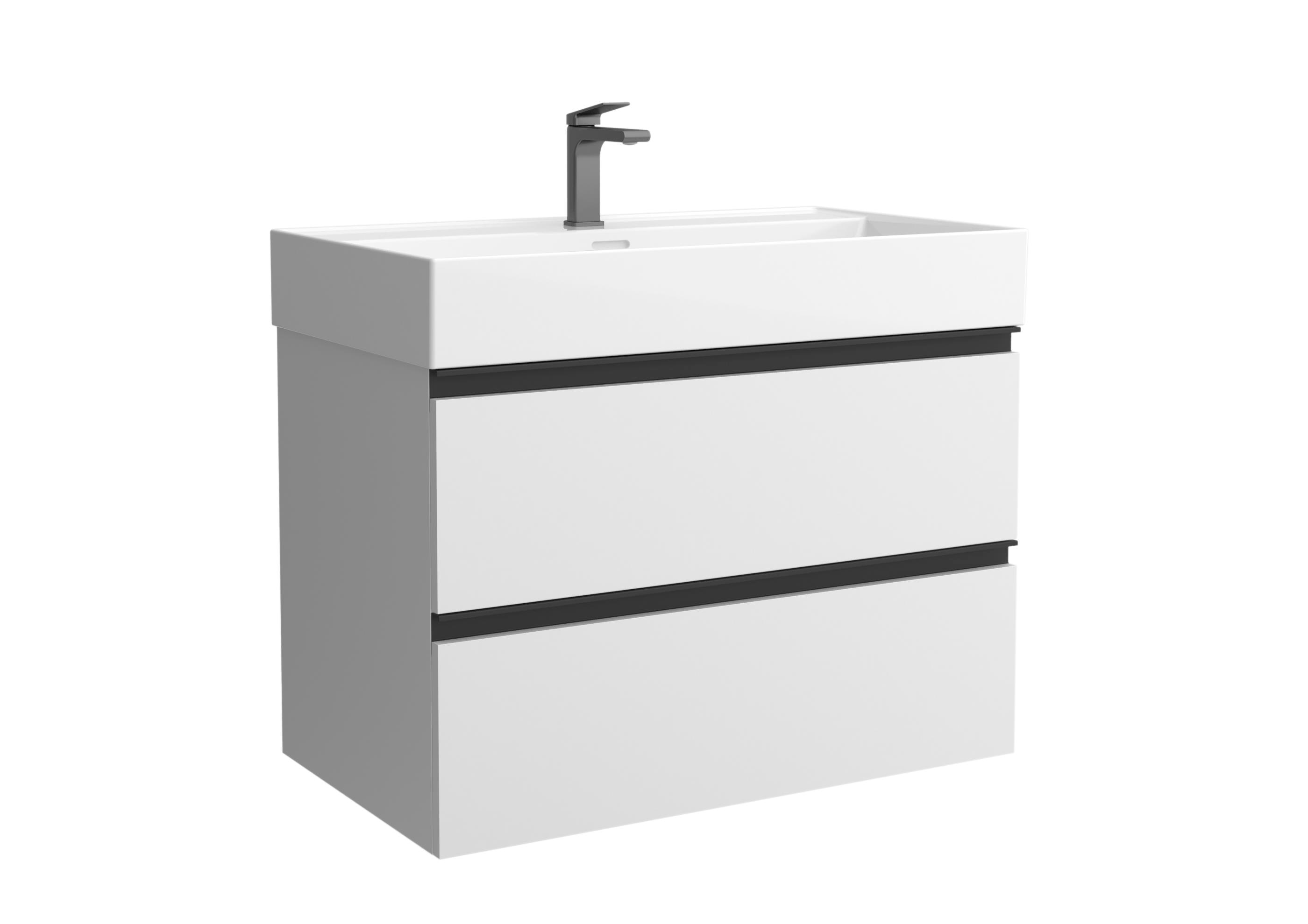 Salgar - Mueble de baño metal con 2 cajones y lavabo Veneto de 1 poza Bequia Salgar.