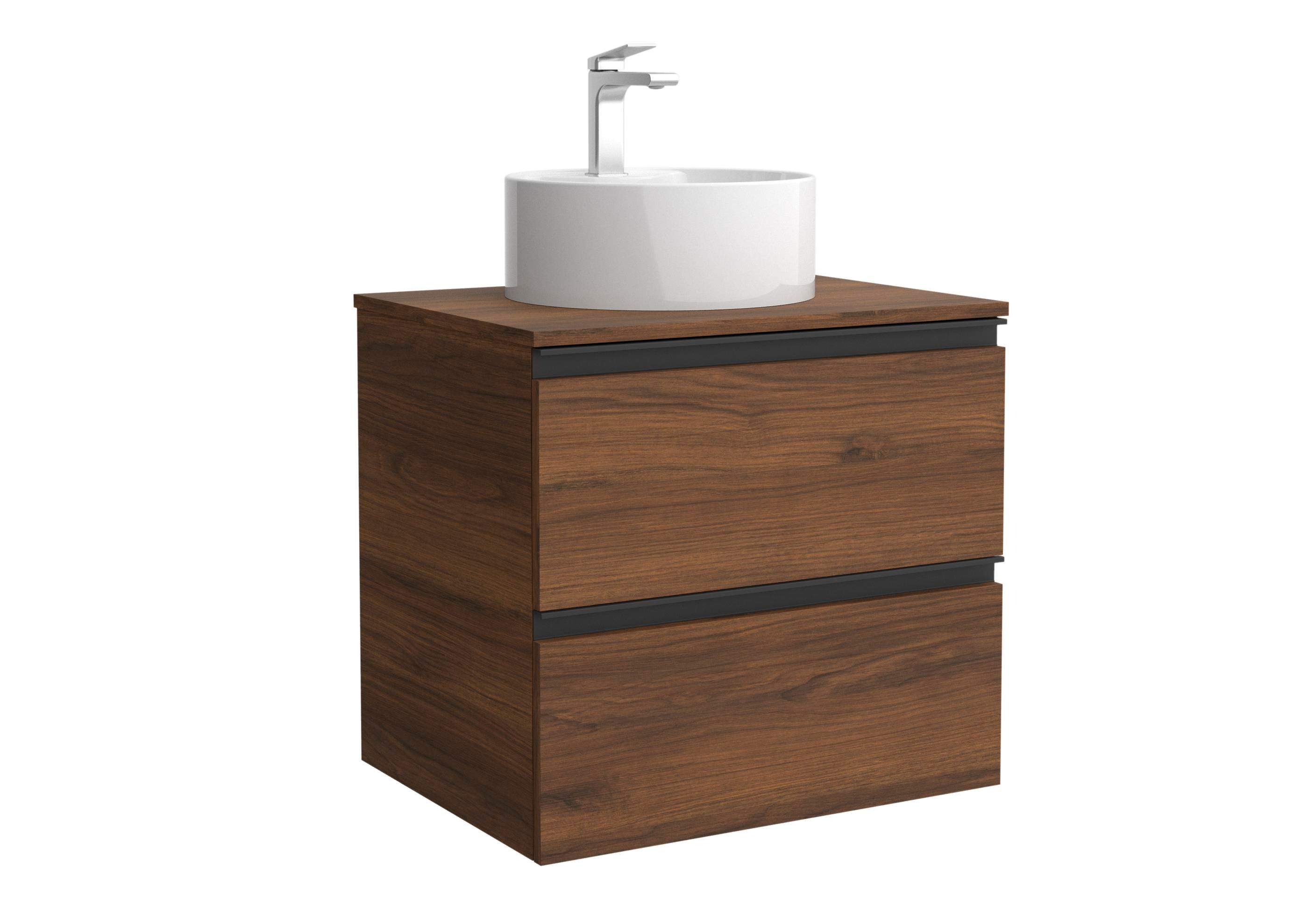 Salgar - Mueble de baño metal con 2 cajones y lavabo sobre encimera de 1 poza Bequia Salgar.