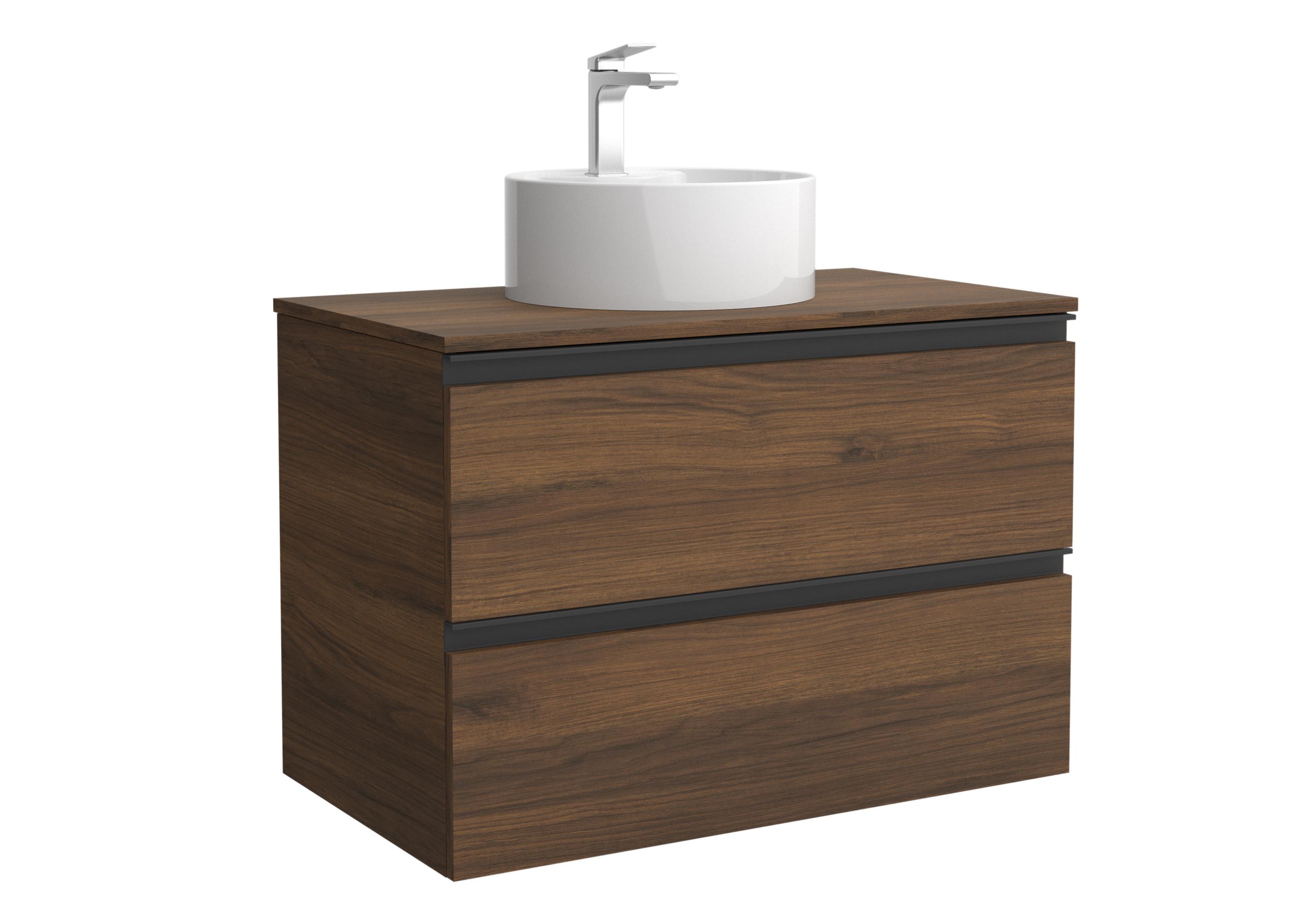 Salgar - Mueble de baño metal con 2 cajones y lavabo sobre encimera de 1 poza Bequia Salgar.