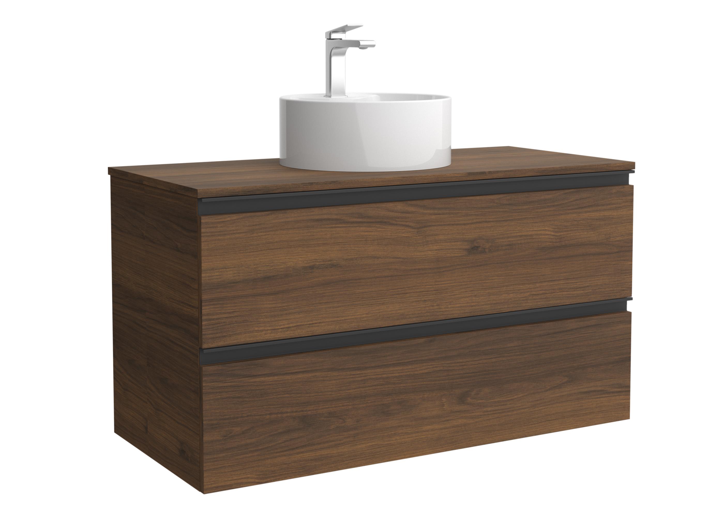 Salgar - Mueble de baño metal con 2 cajones y lavabo sobre encimera de 1 poza Bequia Salgar.