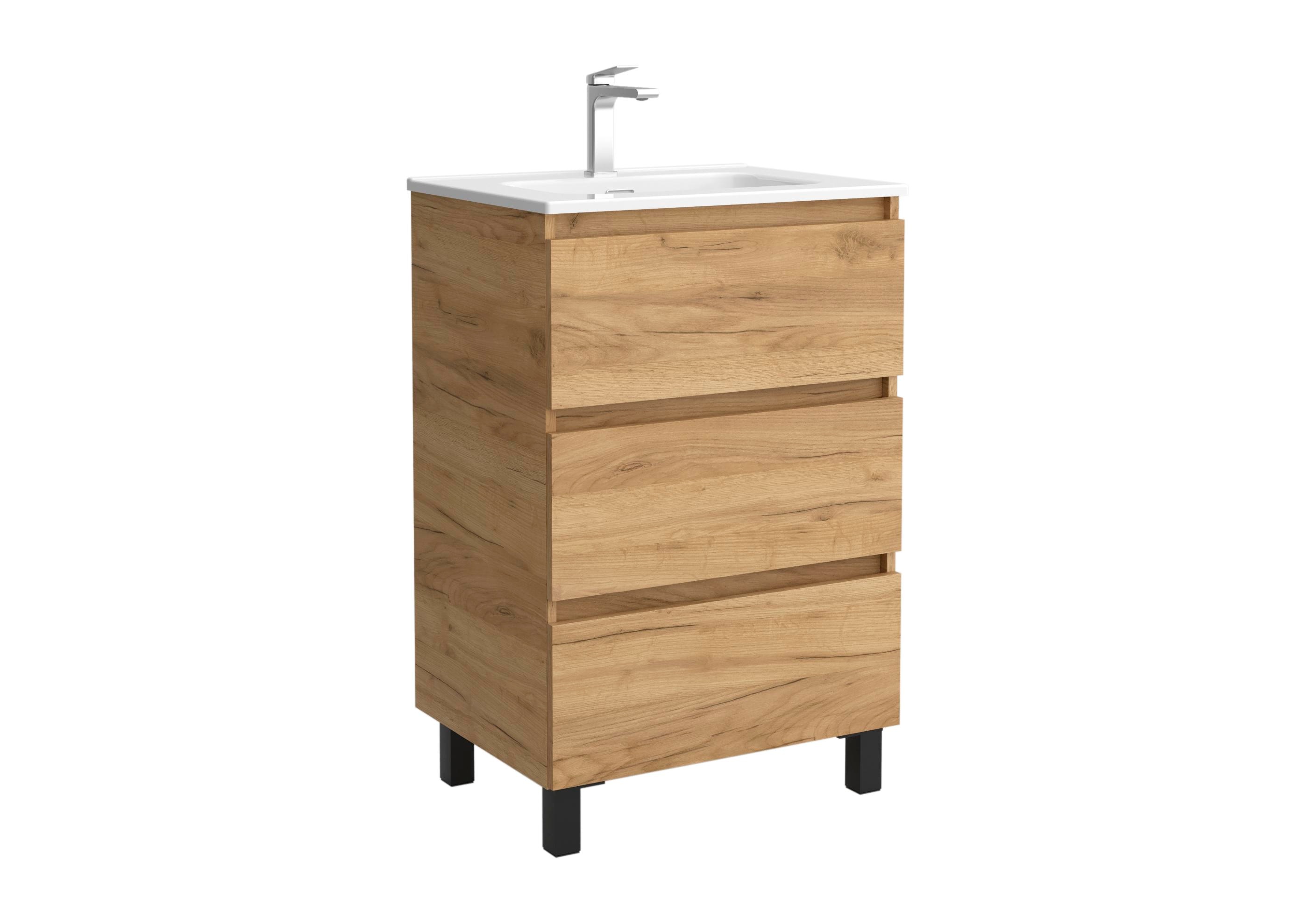 Salgar - Mueble de baño 3C con 3 cajones y lavabo de 1 poza Bequia Salgar.