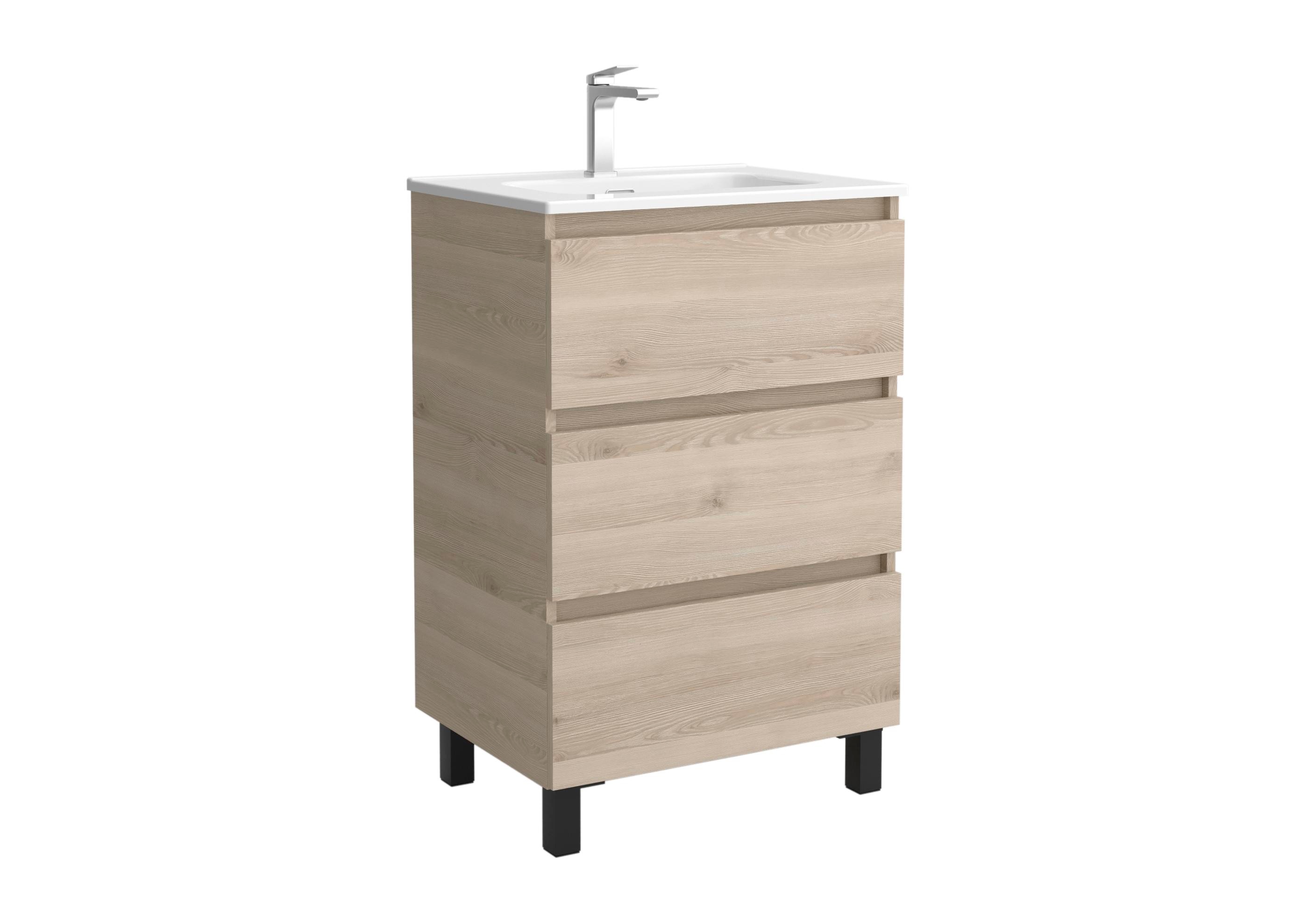 Salgar - Mueble de baño 3C con 3 cajones y lavabo de 1 poza Bequia Salgar.