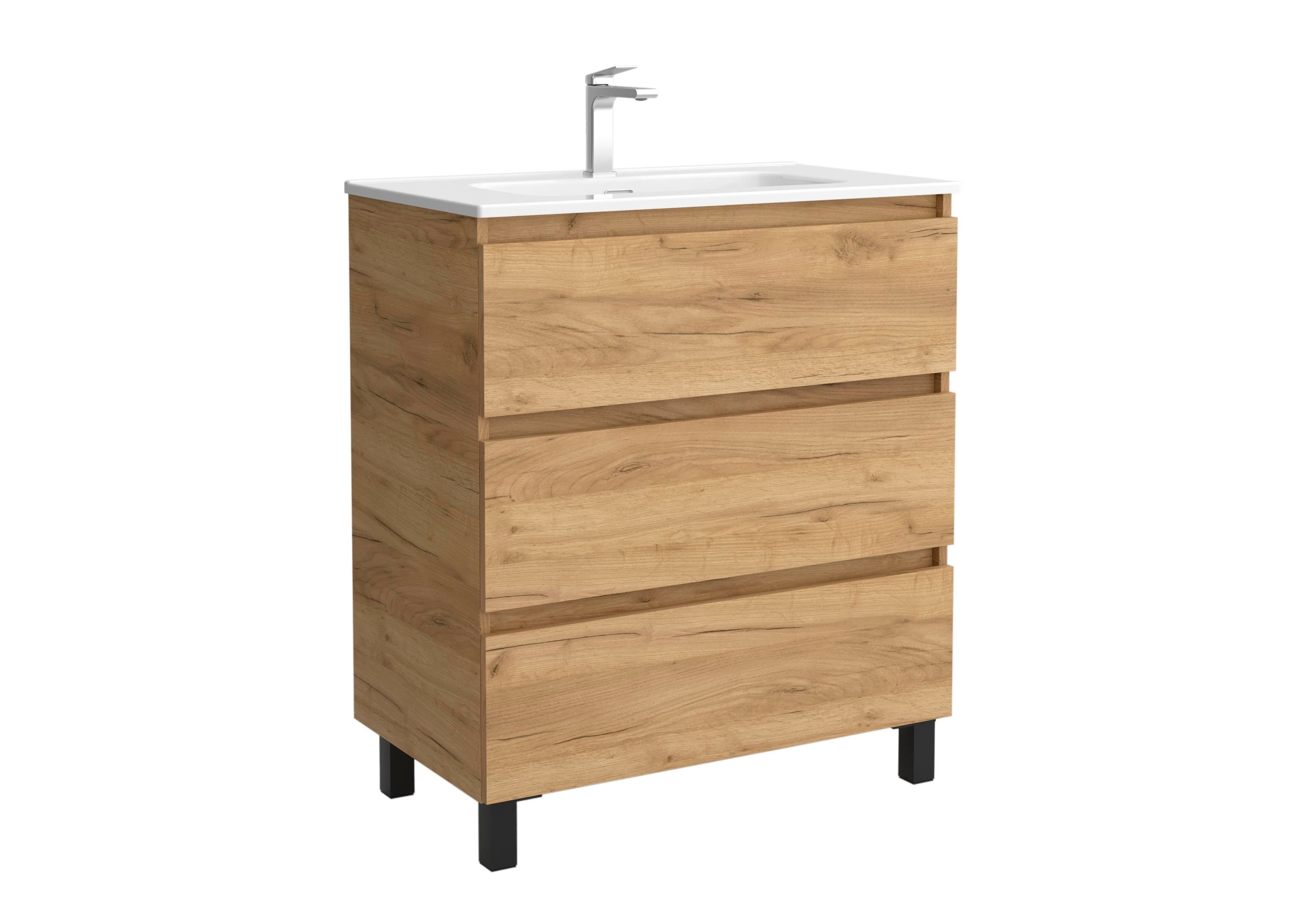Salgar - Mueble de baño 3C con 3 cajones y lavabo de 1 poza Bequia Salgar.