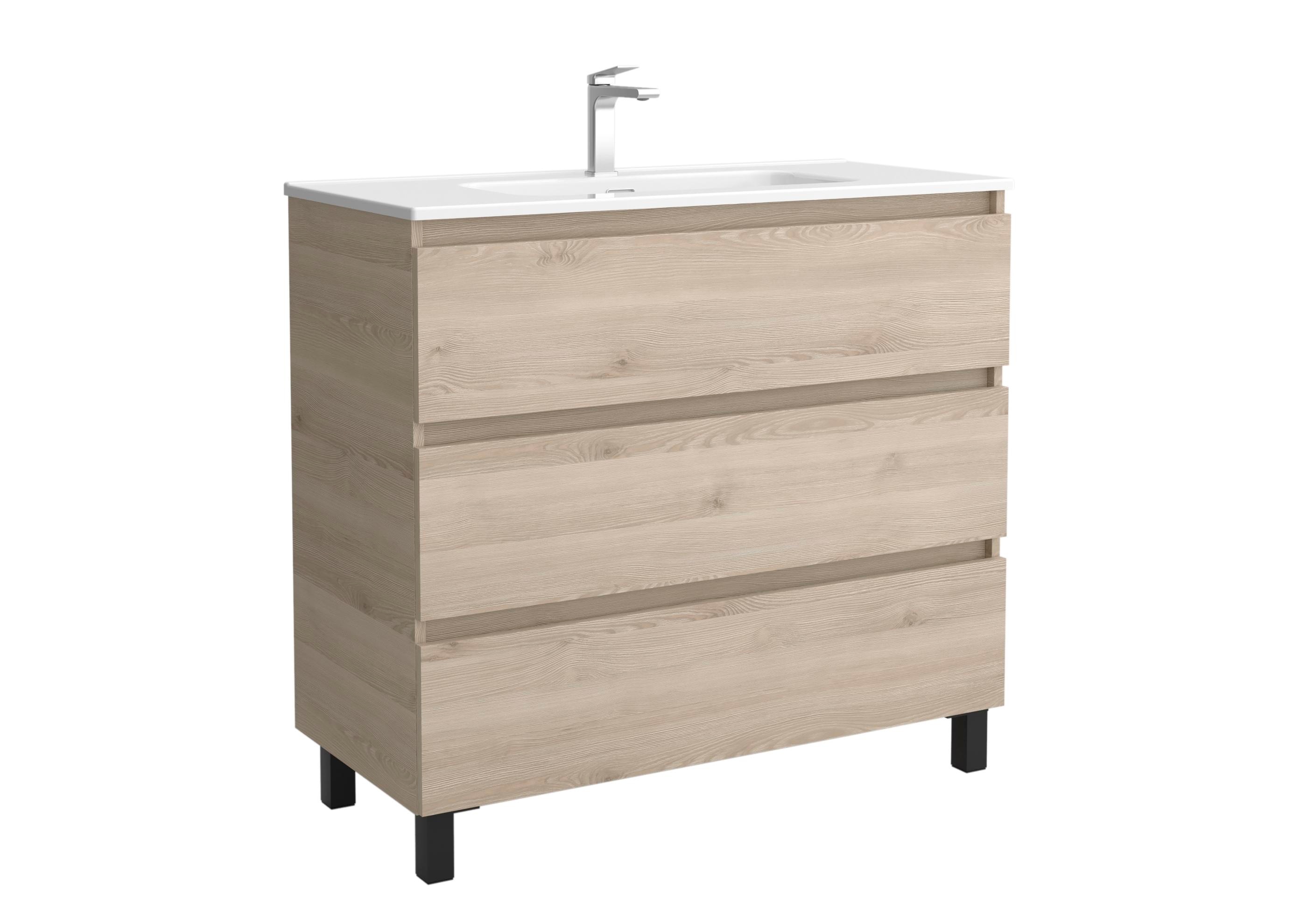 Salgar - Mueble de baño 3C con 3 cajones y lavabo de 1 poza Bequia Salgar.