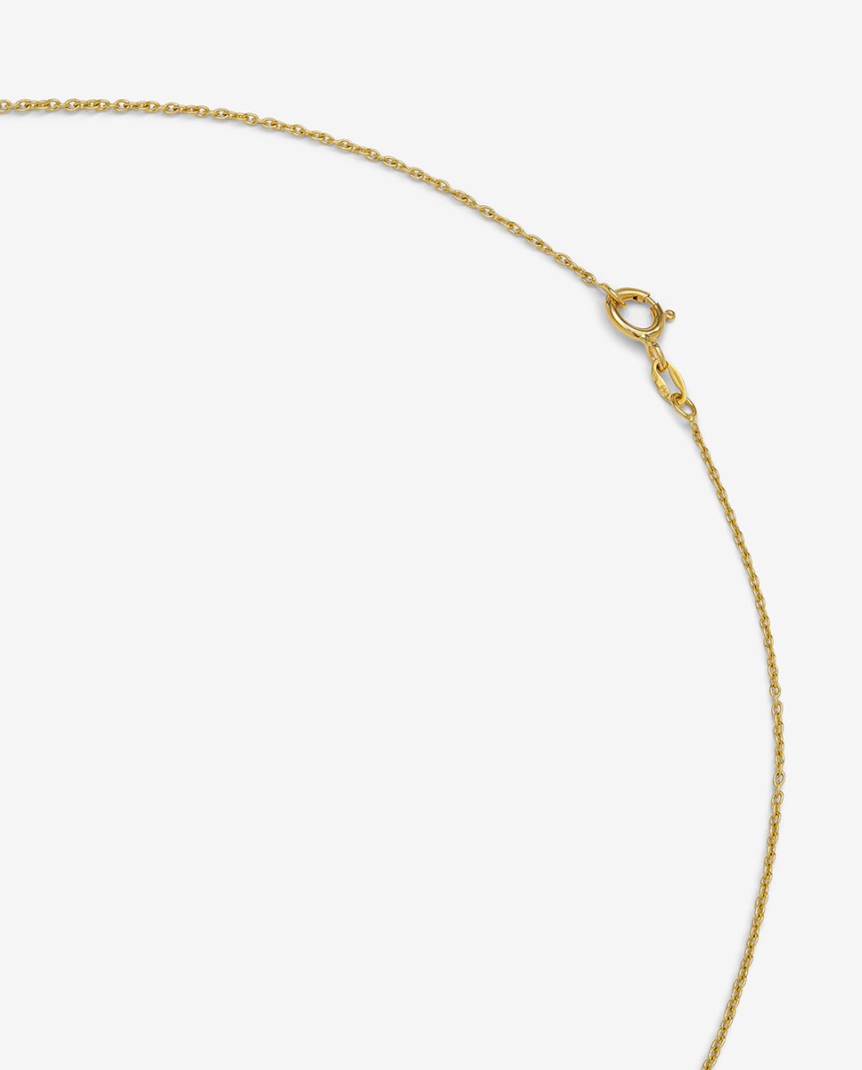 Colgante de oro amarillo de 18k con dos esmeraldas en talla brillante con un total de 0,29 cts y forma de hojas de arce - SUAREZ - Blanco / Verde Blanco / Verde-5