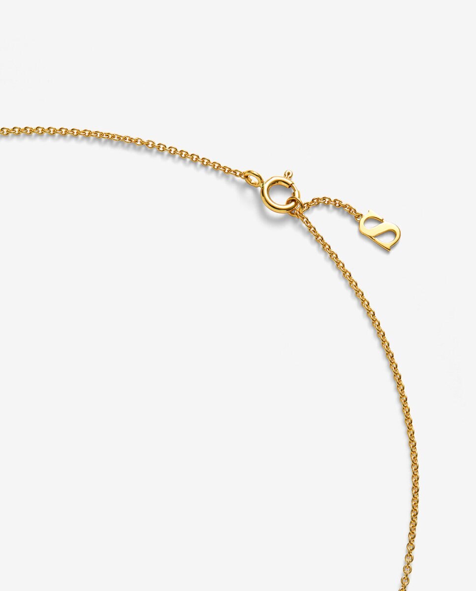 Collar mini eslabón de amarillo de 18k - SUAREZ - Oro Oro-3