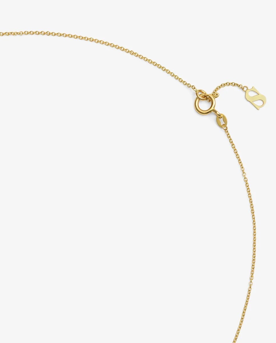 Colgante de oro amarillo de 18K con diamante en talla brillante de 0,06 cts - SUAREZ - Blanco Blanco-5