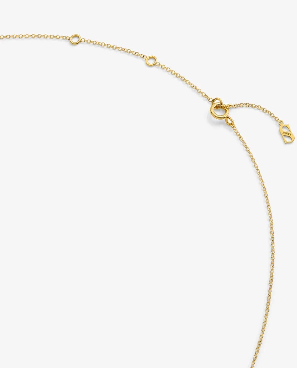 Imagen 4 de Colgante gallonado de oro blanco y amarillo de 18k con pavé de diamantes en talla brillante con un total de 0,11 cts - SUAREZ - Blanco Blanco