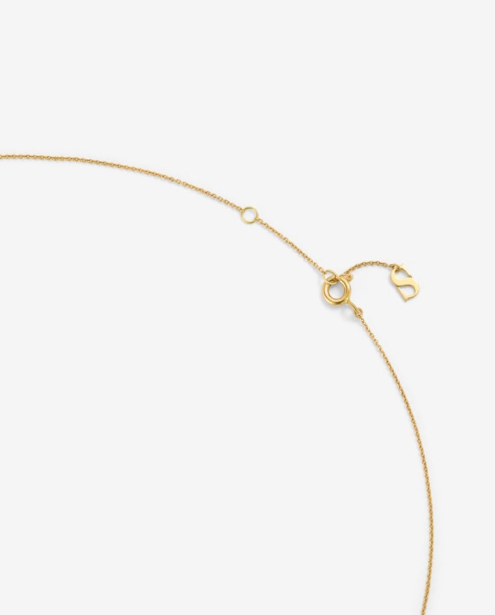 Colgante de oro amarillo de 18k con esmeralda - SUAREZ - Blanco Blanco-3