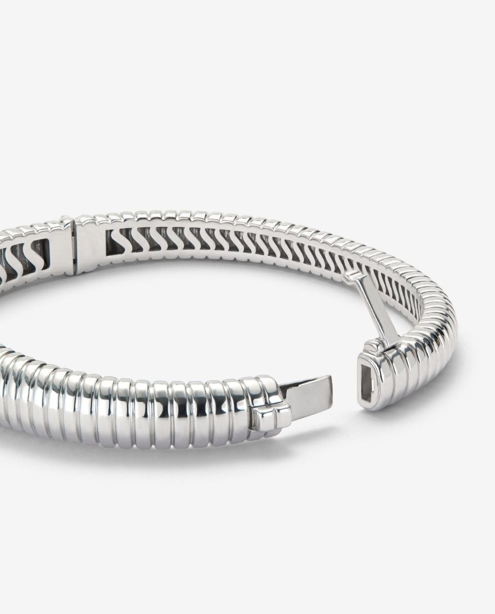 Pulsera de plata 925 con topacio azul london - SUAREZ - Azul Azul-5