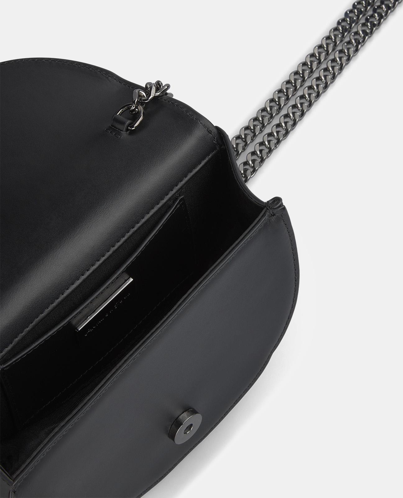 Bolso de mano convertible a bandolera de piel - Alma en Pena - Negro Negro-2