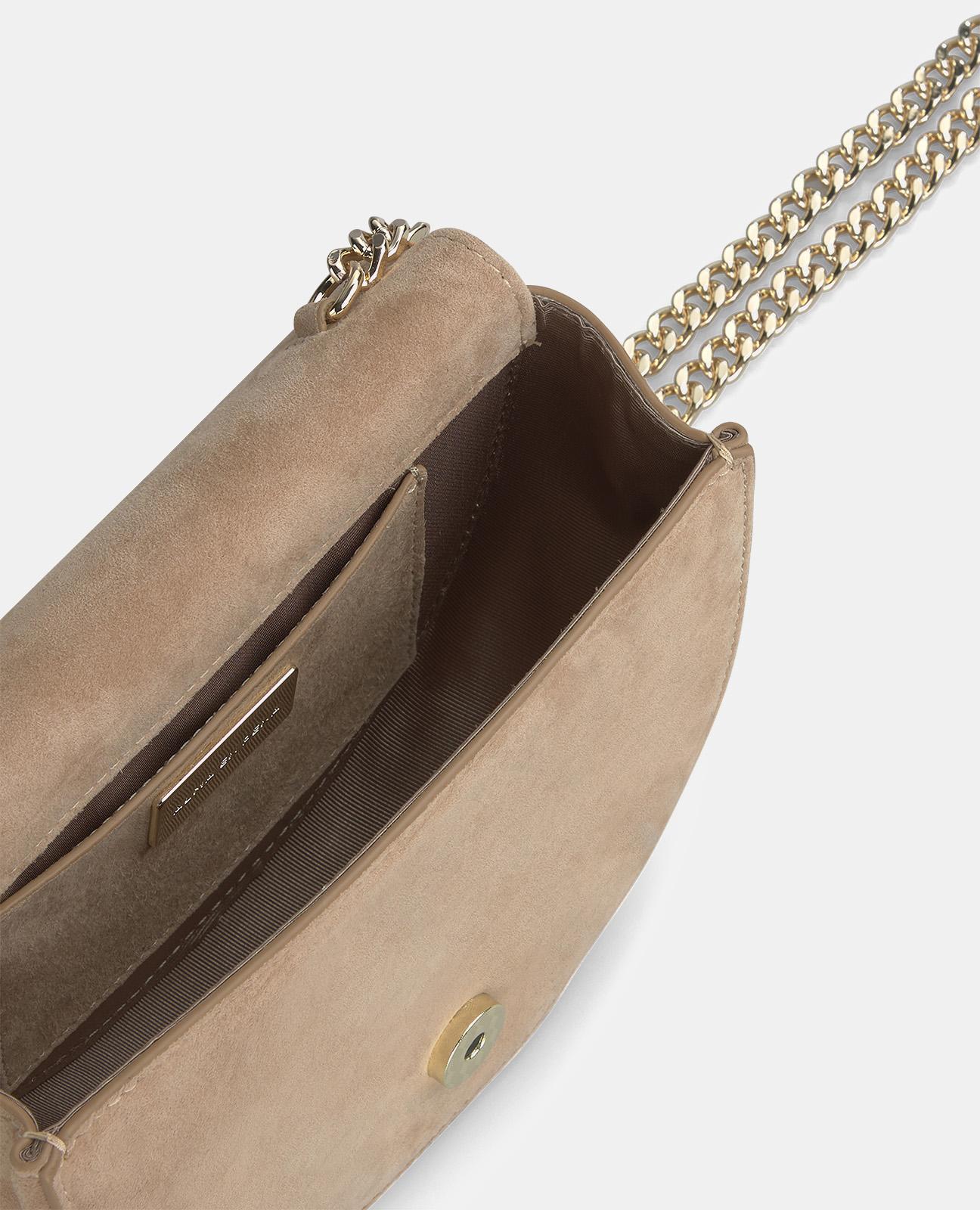 Bolso de mano convertible a bandolera de piel - Alma en Pena - Camel Camel-2