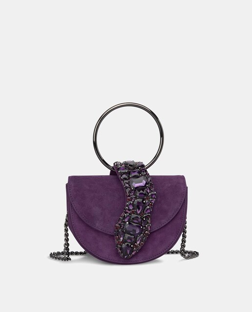 Imagen 0 de Bolso de mano convertible a bandolera de piel