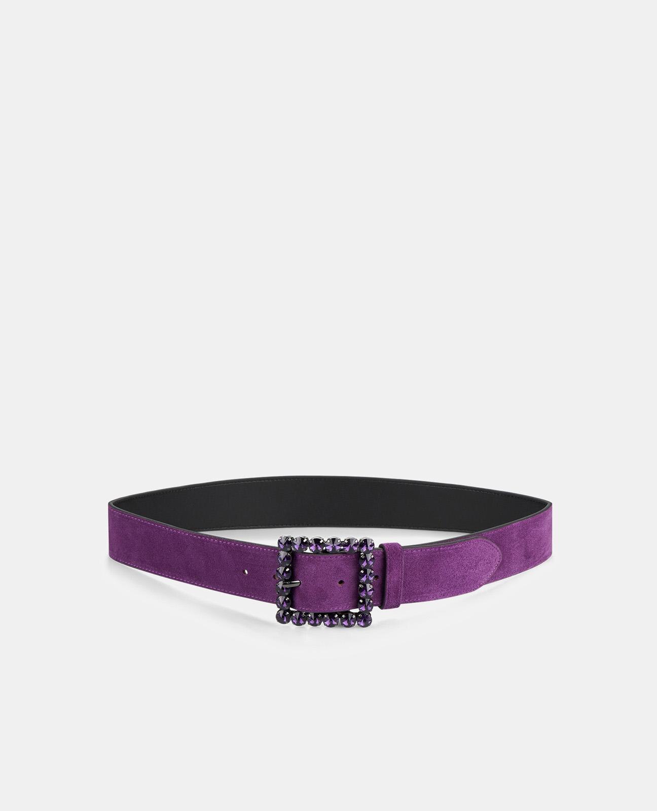 Alma en Pena - Cinturón de mujer de piel con hebilla cuadrada.