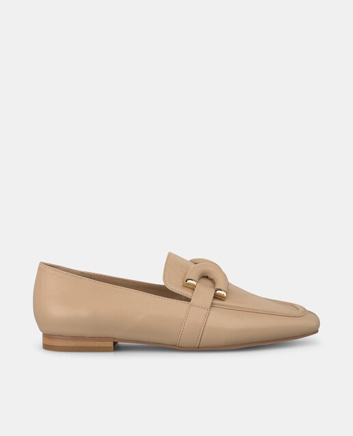 Imagen 0 de Mocasines de mujer de piel con punta Afilada