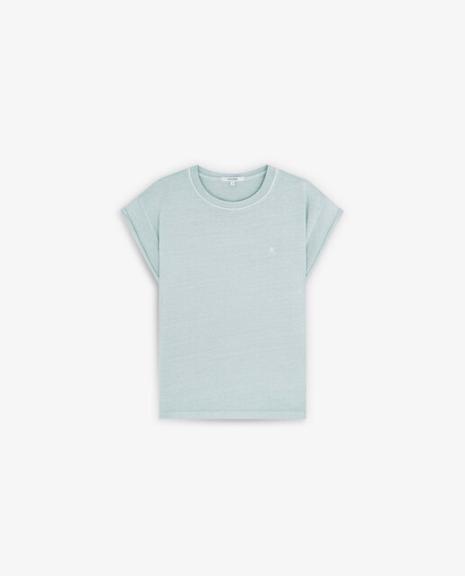 Imagen 0 de Camiseta de mujer de algodón de manga corta