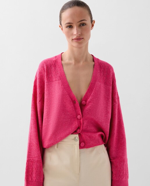 Imagen 0 de Cárdigan de mujer regular fit con cuello pico