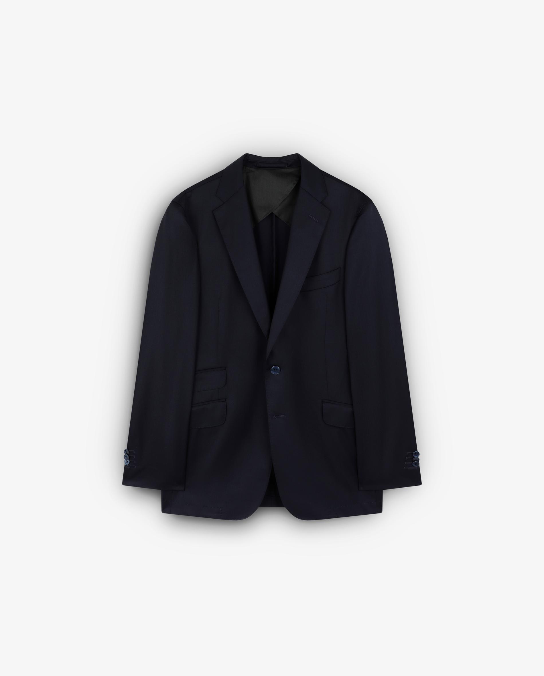 Americana de hombre regular fit de lana - Scalpers - Azul oscuro Azul oscuro-7