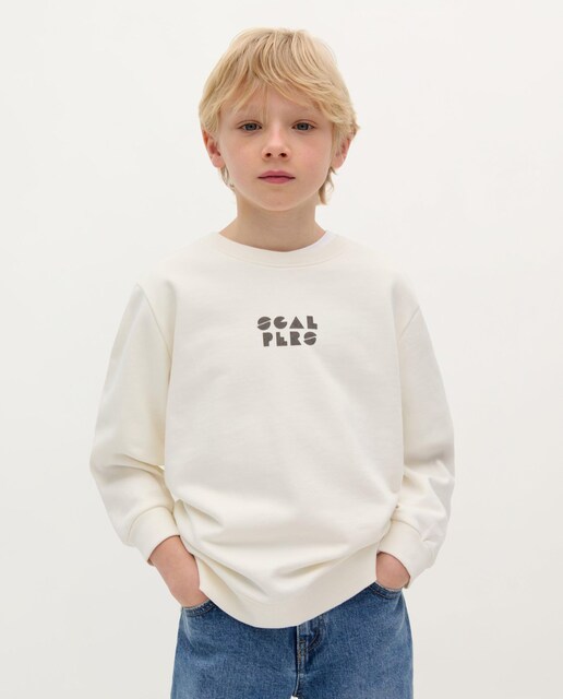 Imagen 0 de Sudadera de niño de algodón con estampados
