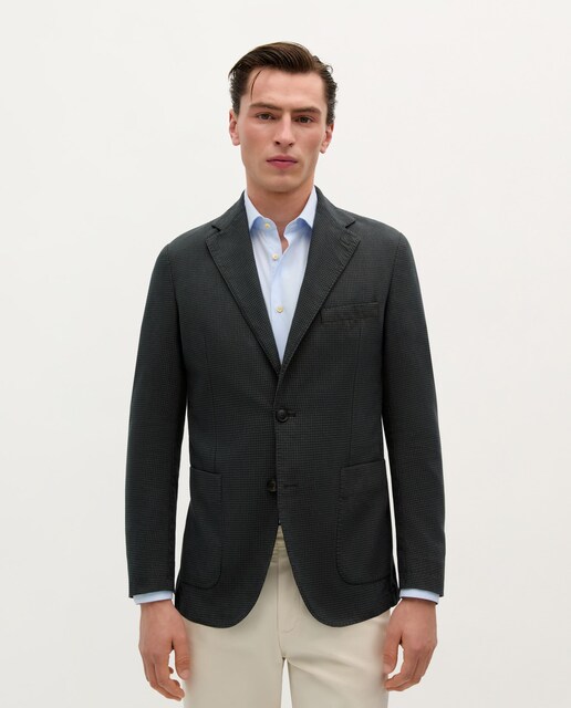 Imagen 0 de Americana de hombre slim fit con abertura trasera