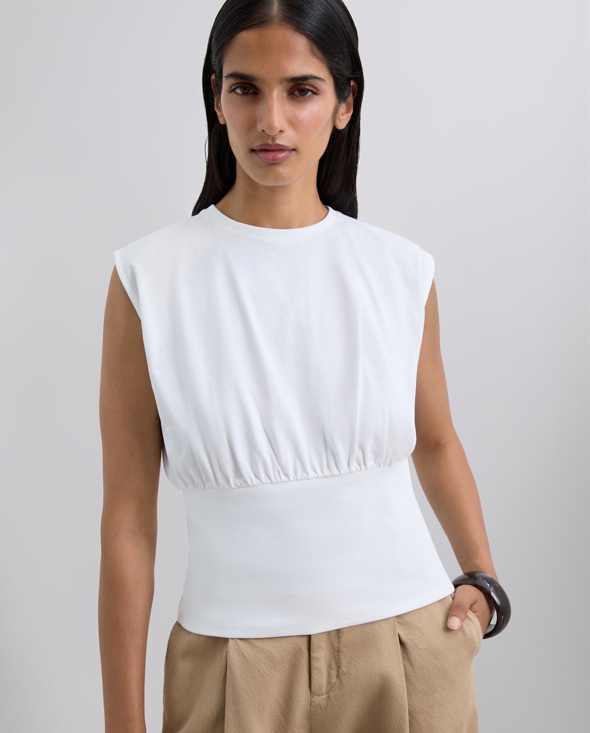 Scalpers - Camiseta de mujer sin mangas de algodón.