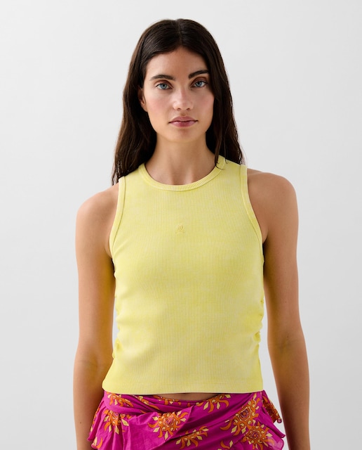 Imagen 0 de Camiseta de mujer de algodón sin mangas