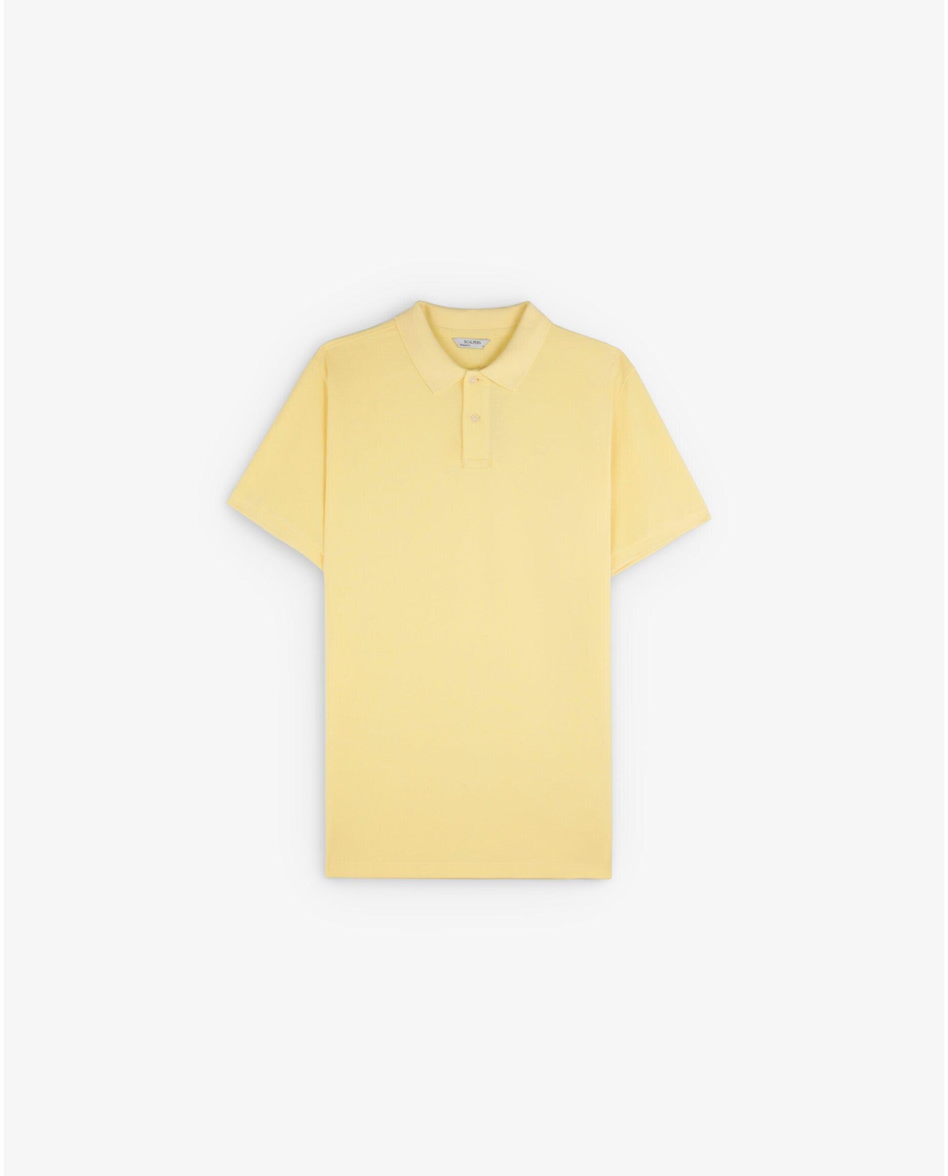 Polo de hombre regular de manga corta - Scalpers - Amarillo Amarillo-1