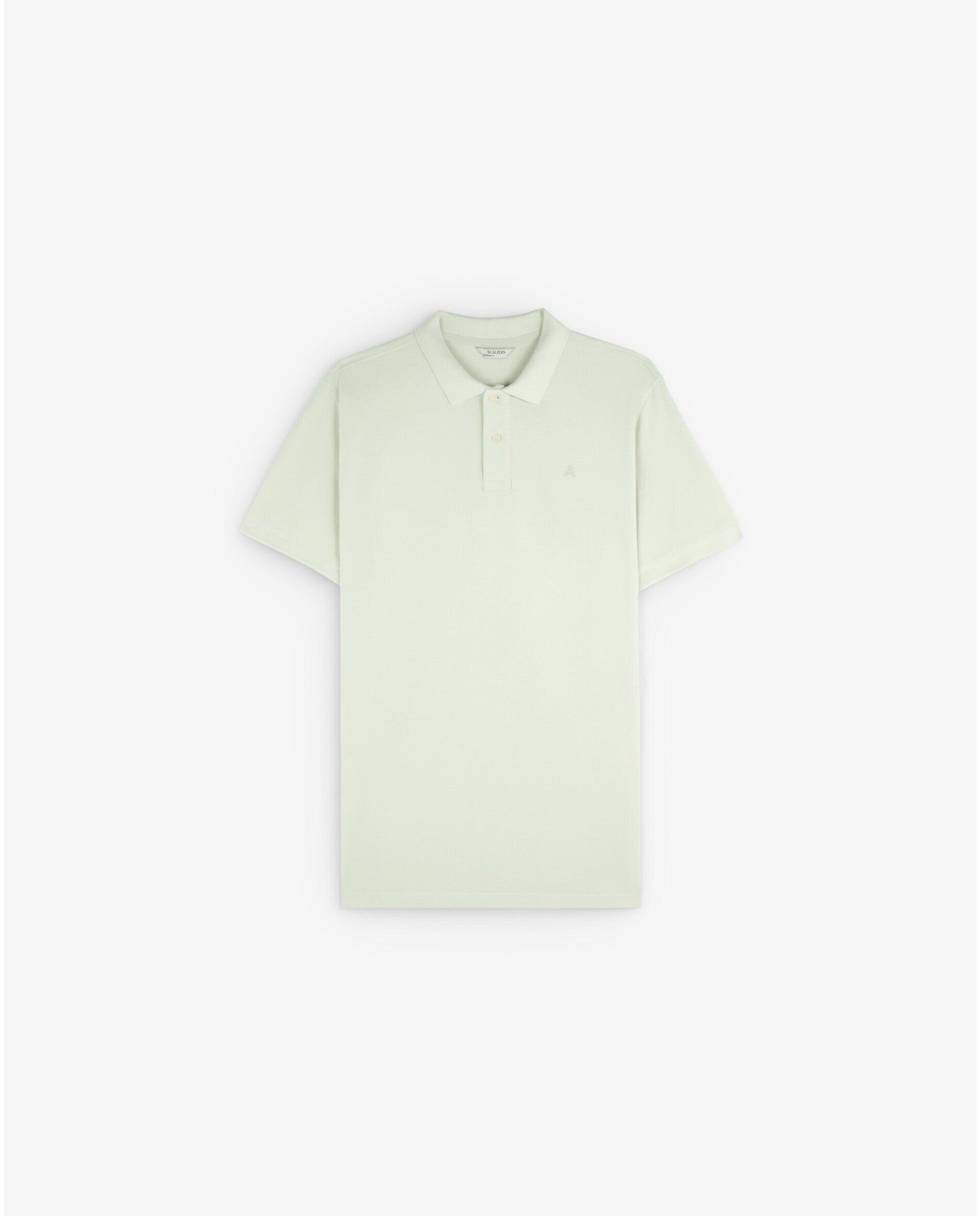 Polo de hombre regular de manga corta - Scalpers - Verde claro Verde claro-1