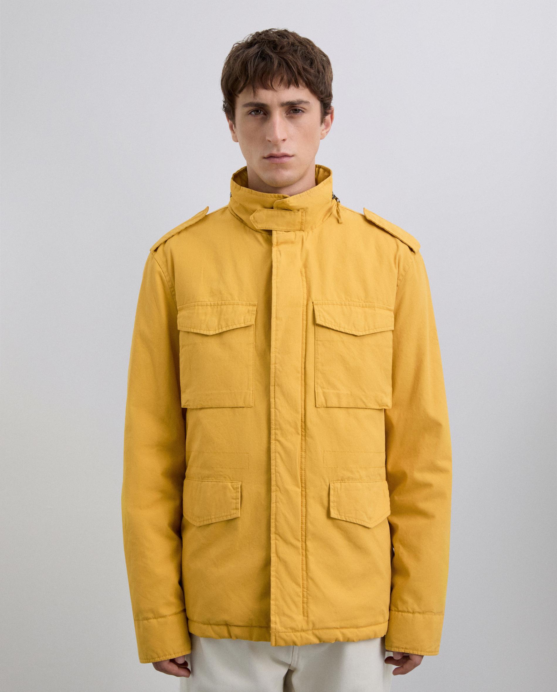 Scalpers - Parka de hombre estilo militar multibolsillos.