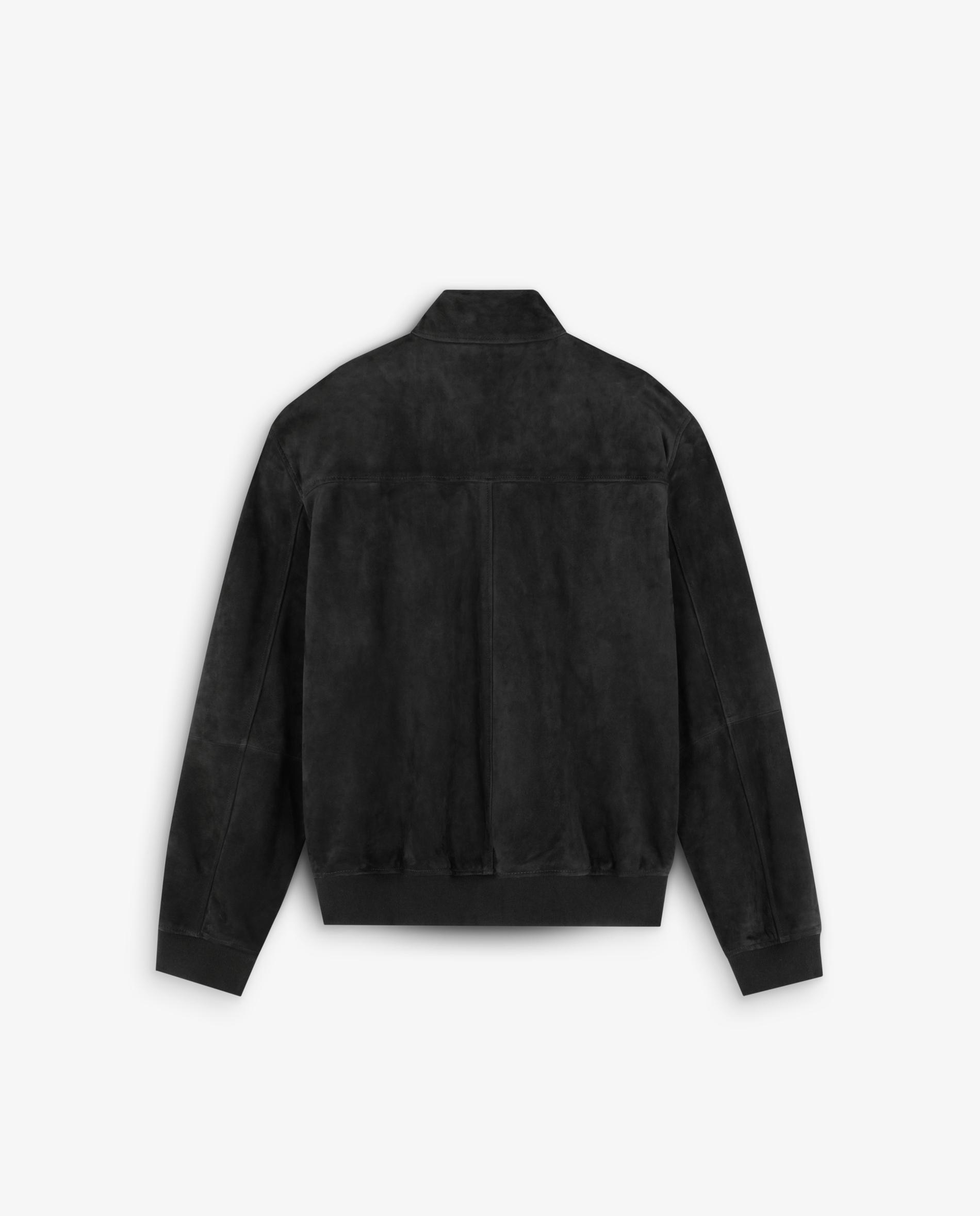 Chaqueta de piel de hombre ajustada con bolsillos frontales - Scalpers - Navy Navy-5