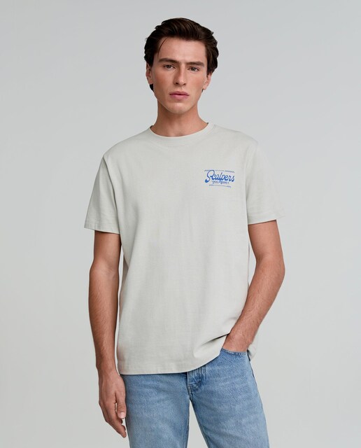 Imagen 0 de Camiseta de hombre de algodón de manga corta