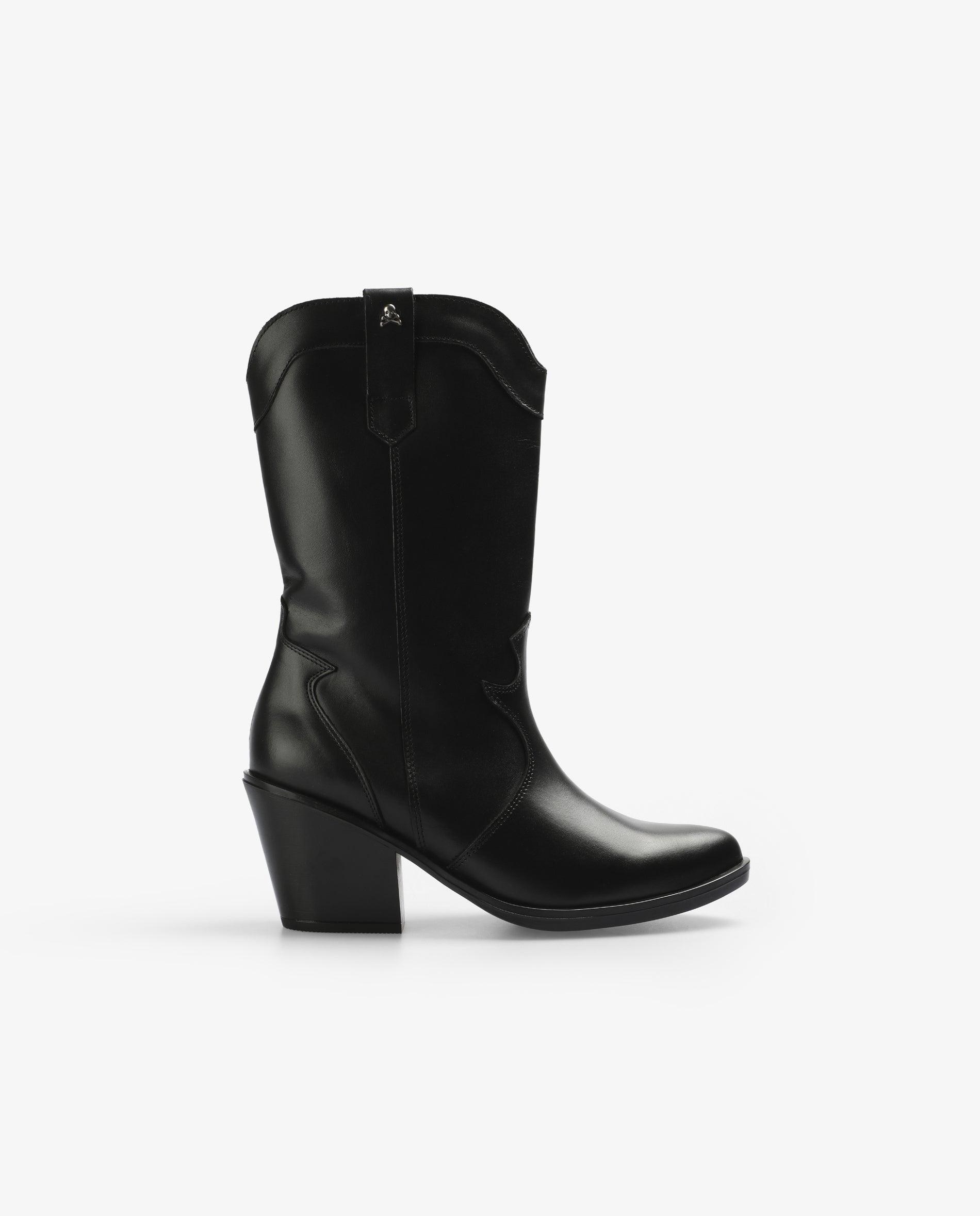 Scalpers - Botas cowboy de mujer con tiradores laterales.