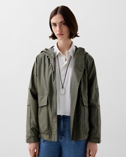Imagen 0 de Chaqueta de mujer de algodón con capucha