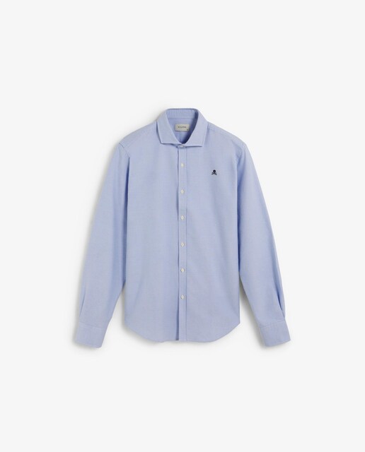 Imagen 0 de Camisa de hombre Oxford confeccionada en 100% algodón