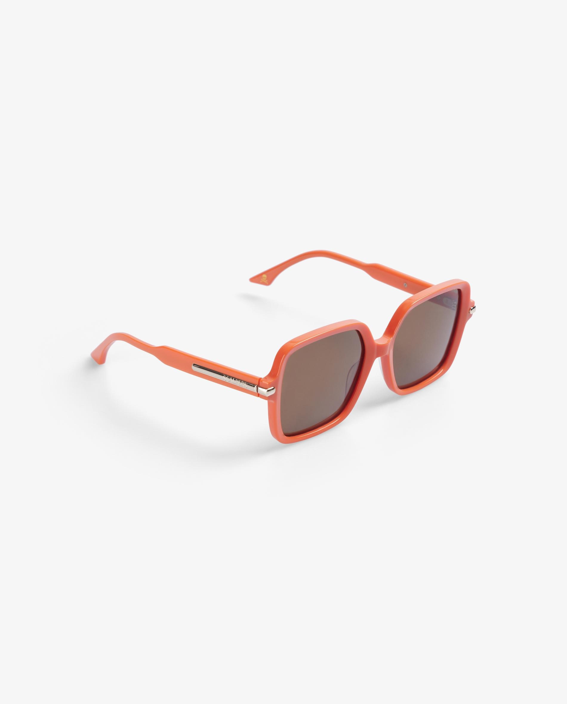 Gafas de sol de mujer de acetato cuadradas - Scalpers - Naranja Naranja-3