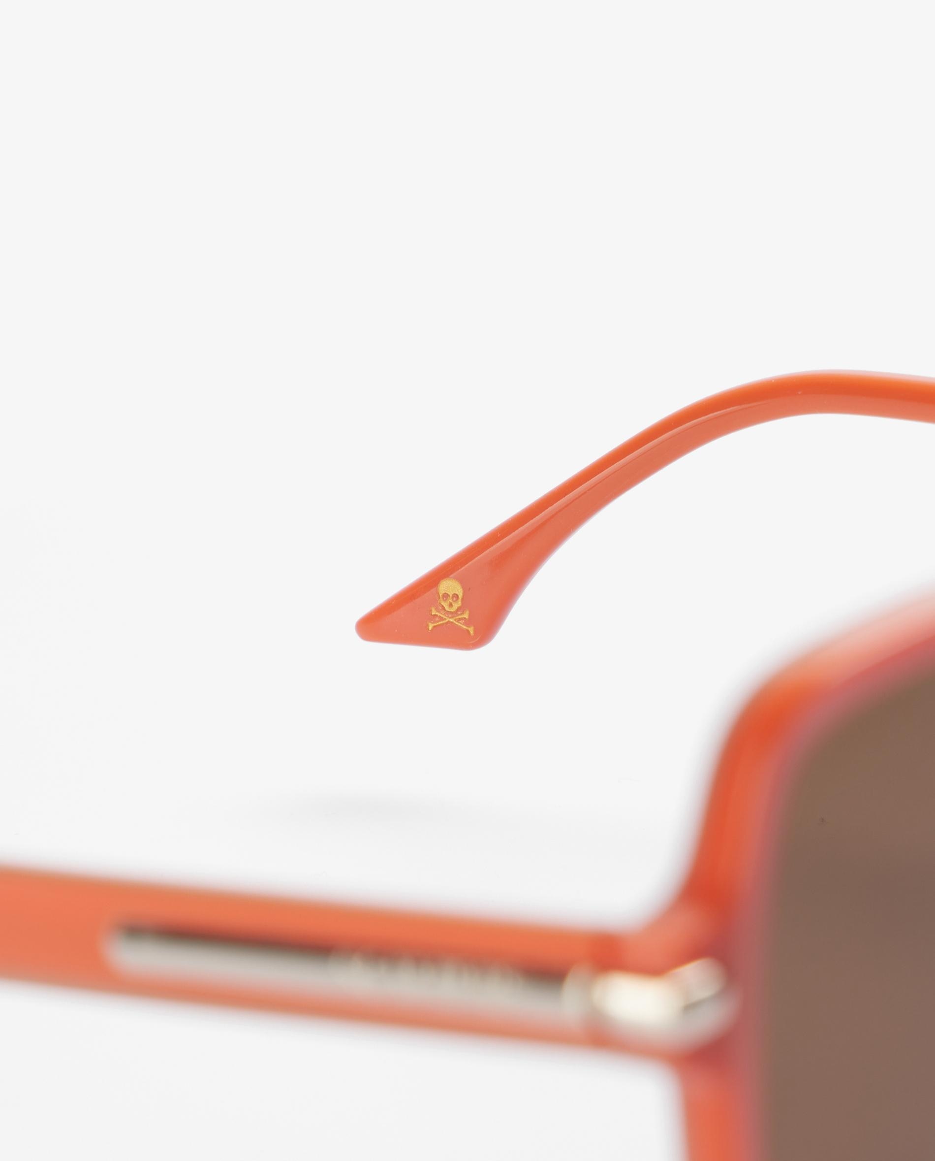 Gafas de sol de mujer de acetato cuadradas - Scalpers - Naranja Naranja-4