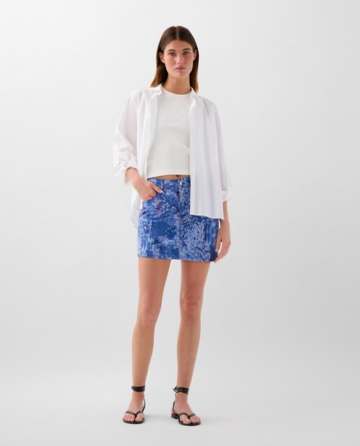 Imagen 0 de Falda corta denim