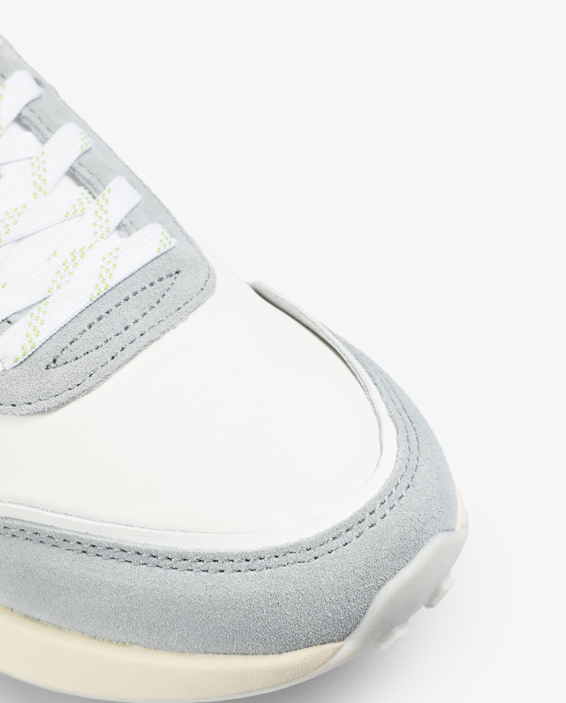 Zapatillas deportivas de mujer combinadas con suela dentada - Scalpers - Blanco Blanco-5