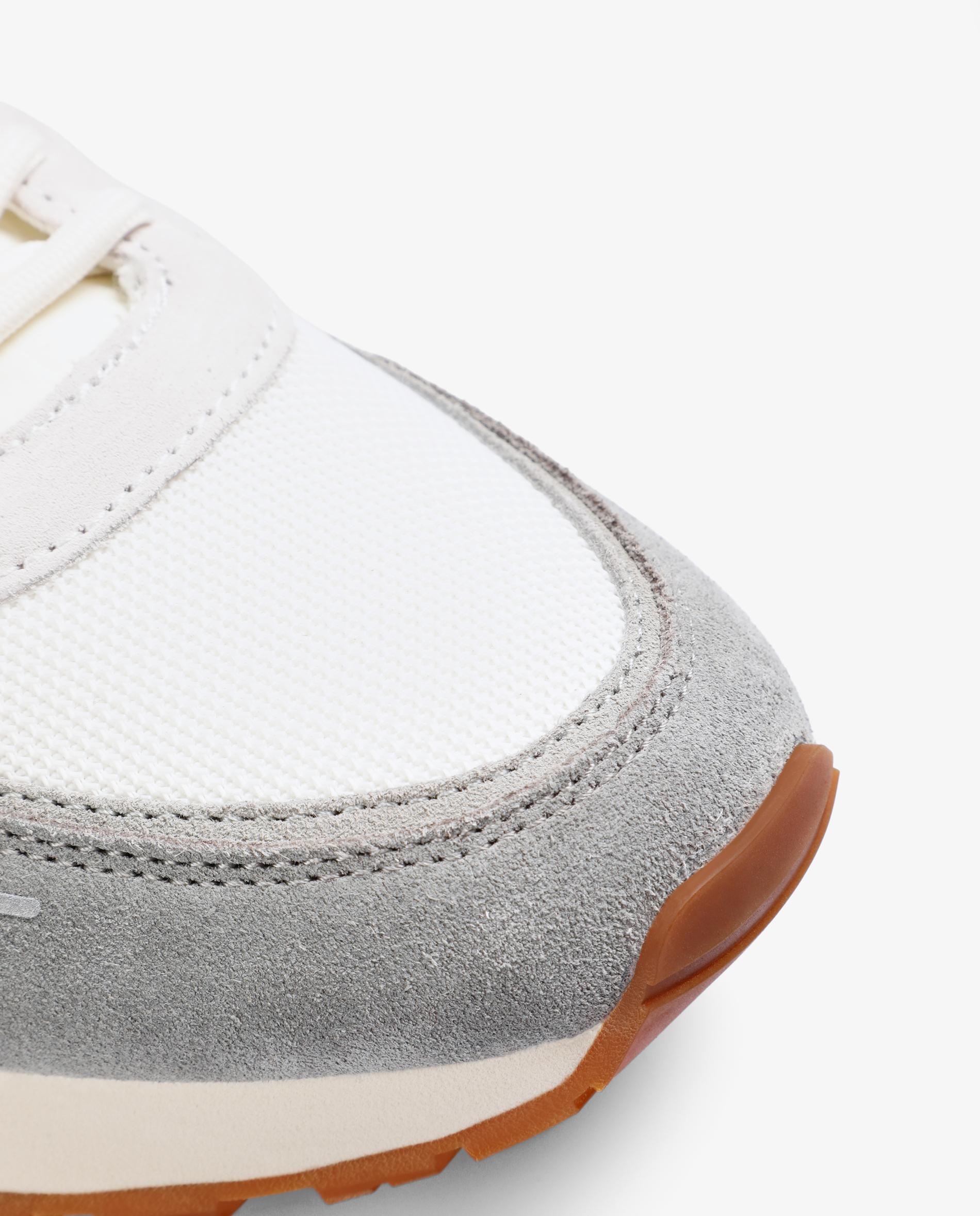 Zapatillas deportivas de hombre estilo running con contrastes - Scalpers - Blanco / Burdeos Blanco / Burdeos-5