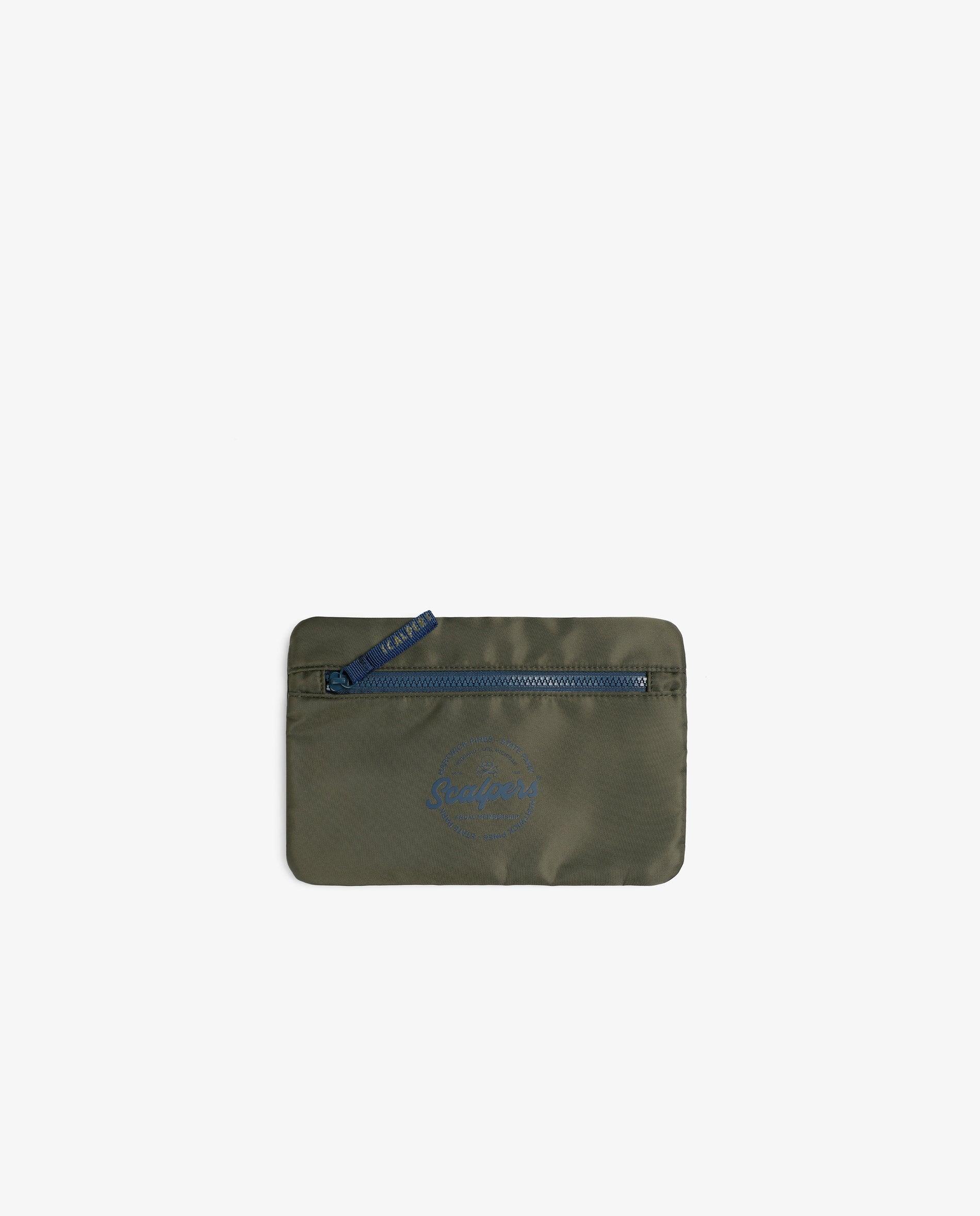 Estuche de niño con logo y cierre cremallera - Scalpers - Kaki Kaki-1