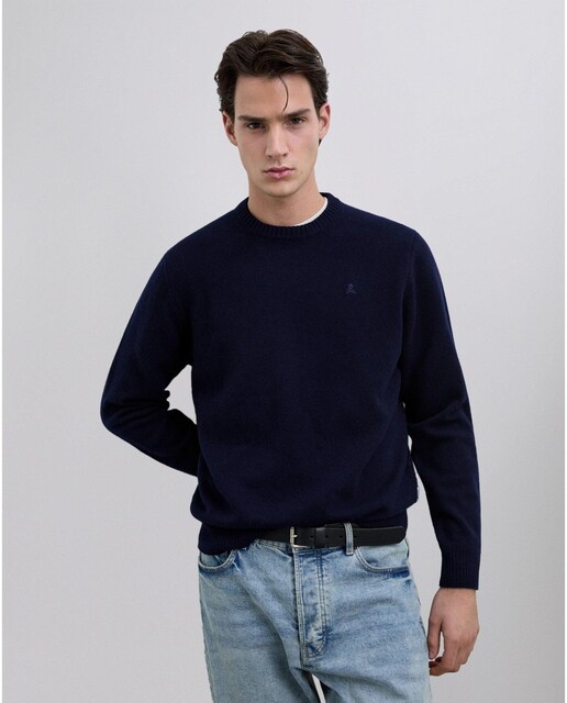 Imagen 0 de Jersey de hombre liso con cuello redondo