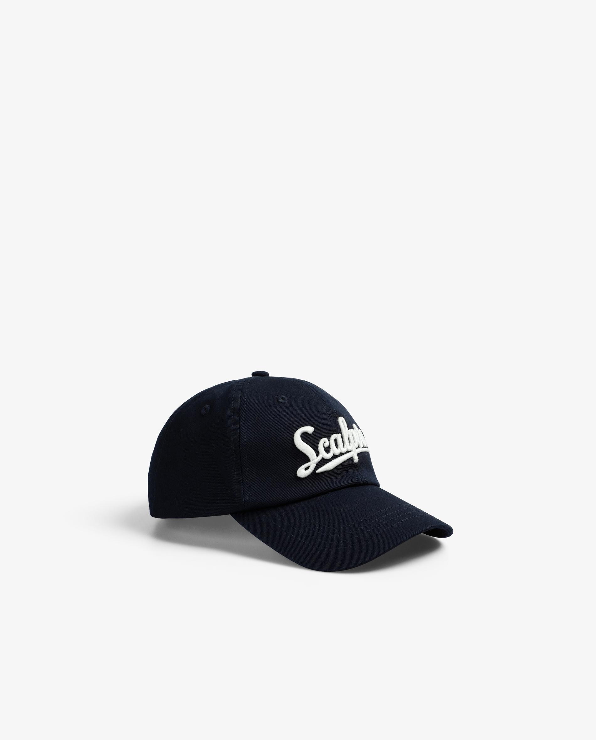 Gorra de baseball de hombre de algodón con logo frontal